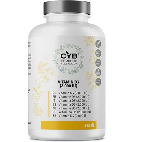 CYB Vitamin D3 2000IE 365 – Bild 2