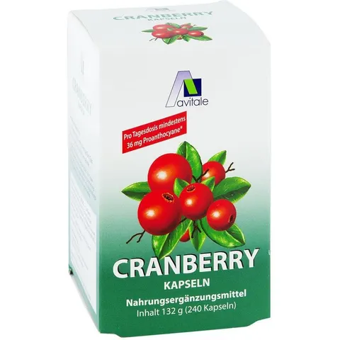 Avitale Cranberry Kapseln 400 mg – Bild 2