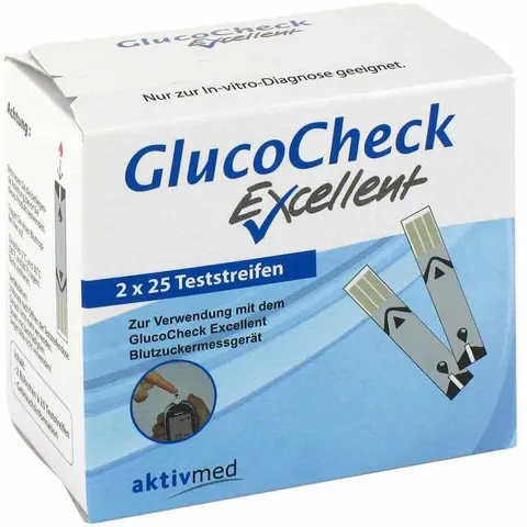 GlucoCheck Gluco Check Excellent Teststreifen – Bild 2