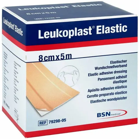 Leukoplast Elastic Pflaster 8 cmx5 m Rolle – Bild 3