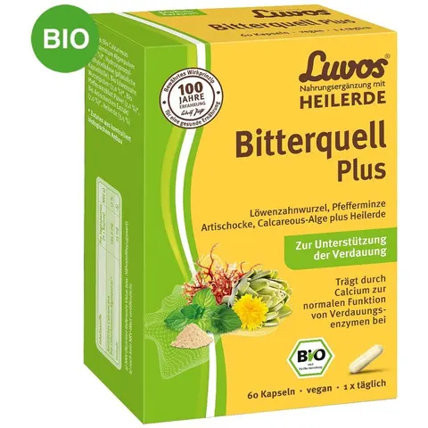 Luvos Heilerde Bio Bitterquell Plus Kapseln – Bild 2