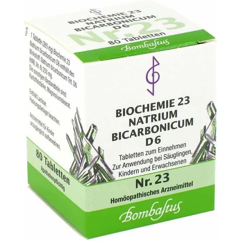 Bombastus Biochemie 23 Natrium bicarbonicum D6 Tabletten – Bild 2