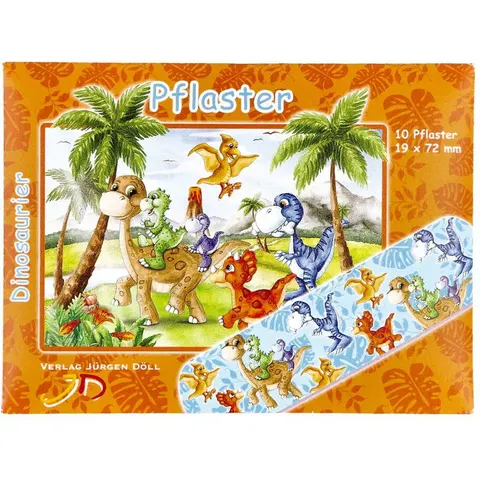 Kinderpflaster Dinosaurier Briefchen – Bild 2