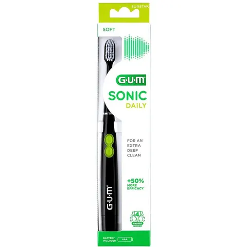 GUM SONIC DAILY Schallzahnbürste schwarz – Bild 2