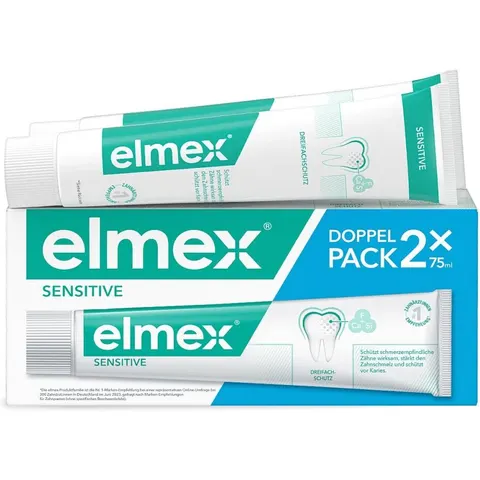 Elmex Sensitive Zahnpasta Doppelpack – Bild 3