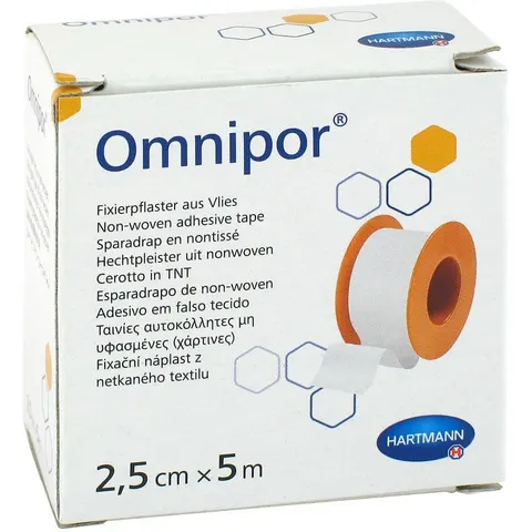 Omnipor Fixierpflaster Vlies 2,5 cmx5 m – Bild 2