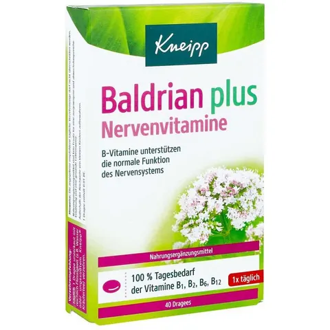 Kneipp Baldrian plus Nervenvitamine Dragees – Bild 2