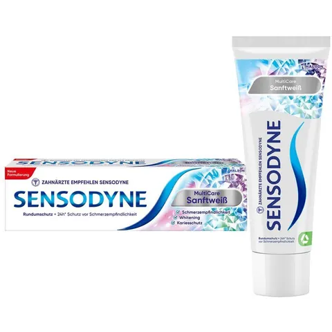 Sensodyne Multicare Sanftweiß Zahnpasta – Bild 3