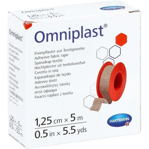 Omniplast Fixierpflaster Textilgew.1,25 cmx5 m – Bild 2