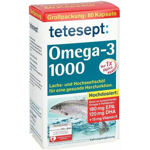 Tetesept Omega-3 1000 Kapseln – Bild 2