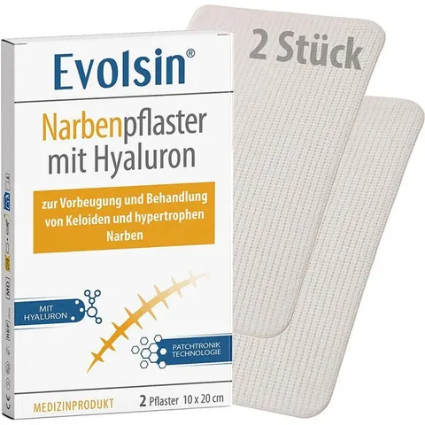 Evolsin Narbenpflaster mit Hyaluron 10x20 cm – Bild 2