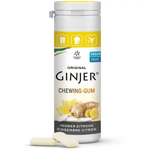 Ingwer Ginjer Kaugummi Zitrone – Bild 3