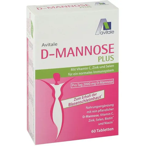 Avitale D-MANNOSE PLUS 60 St Tabletten – Bild 3