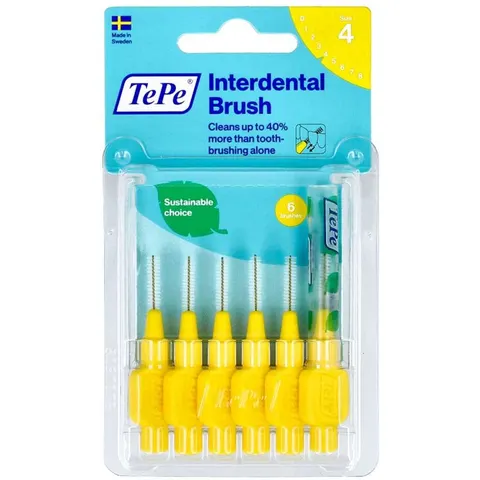 Tepe Interdentalbürste 0,7mm gelb – Bild 2