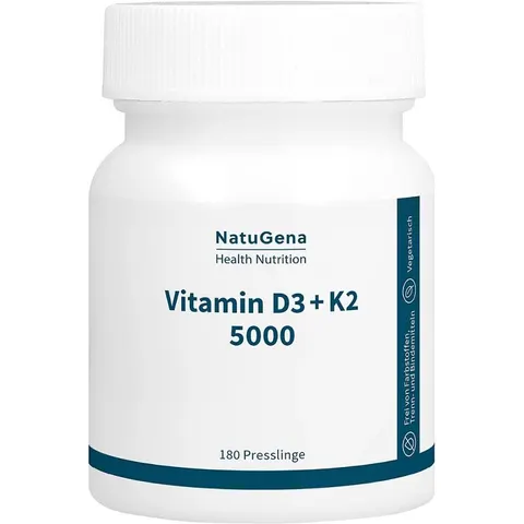 NatuGena Vitamin D3 + K2 5000 Presslinge – Bild 2
