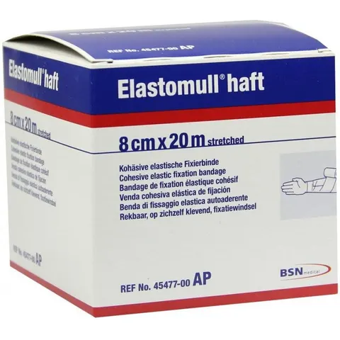 Elastomull haft 8 cmx20 m Fixierbinde – Bild 2