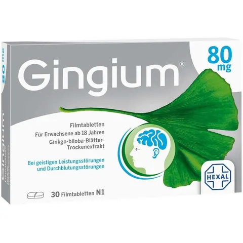 Gingium® 80 mg Filmtabletten – Bild 2