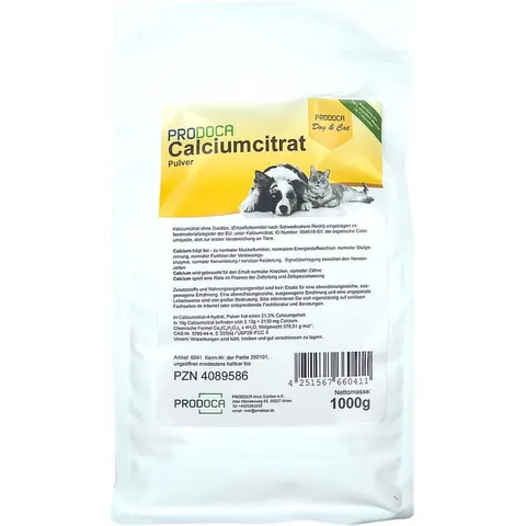 Calciumcitrat veterinär Pulver – Bild 2