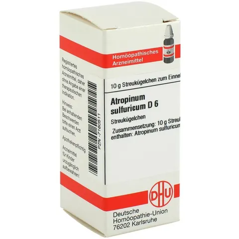 DHU Atropinum Sulfuricum D6 Globuli – Bild 2