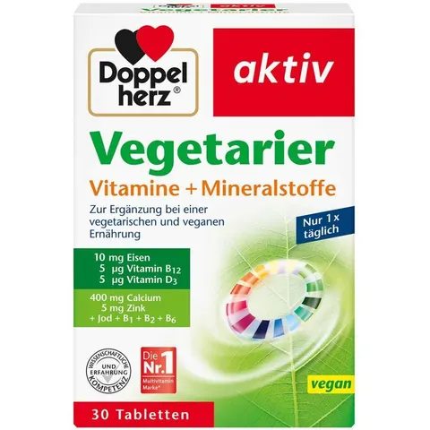 Doppelherz Vegetarier Vitamine+mineralstoffe Tabletten – Bild 2
