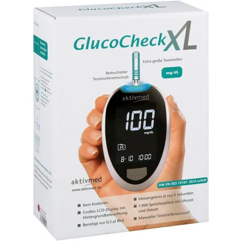 Gluco Check Xl Blutzuckermess Set mmol/l – Bild 2