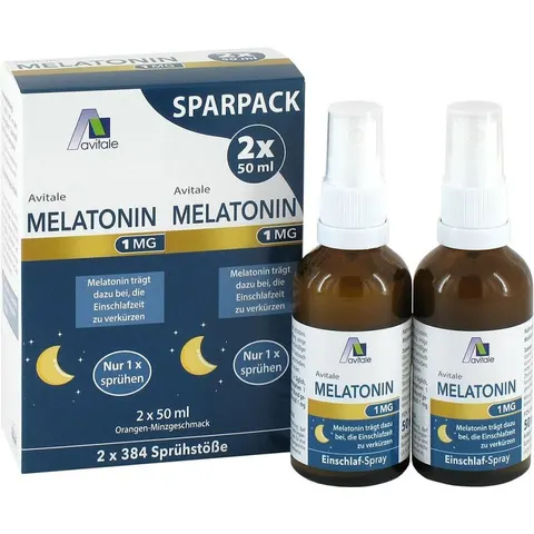 Avitale Melatonin 1 mg Einschlaf-Spray Sparpack – Bild 2