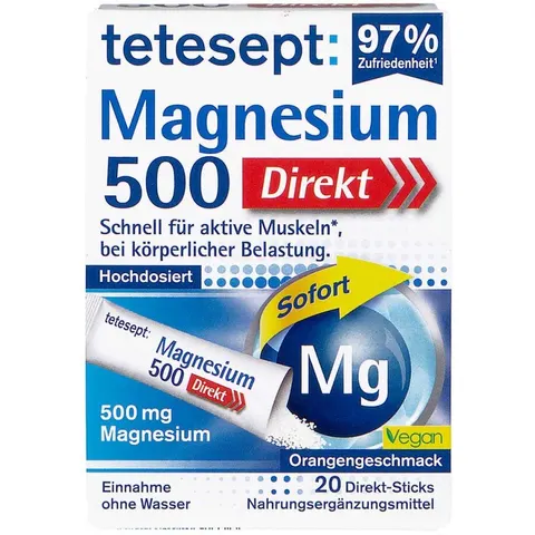 Tetesept Magnesium 500 Direkt Sticks – Bild 2