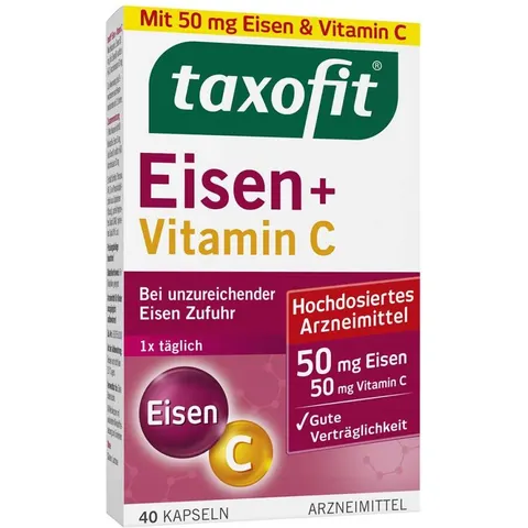 taxofit Eisen + Vitamin C – Bild 2