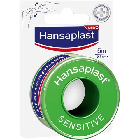 Hansaplast Sensitive 5m x 2,5cm 1 St Pflaster – Bild 2