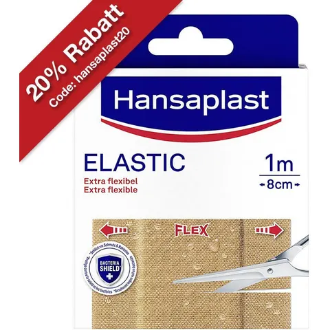 Hansaplast Elastic Pflaster 8 cmx1 m – Bild 2