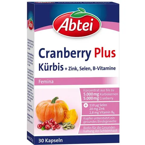 Abtei Kürbis Plus Cranberry Kapseln – Bild 2