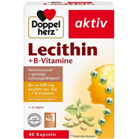 Doppelherz Lecithin + B-vitamine Kapseln – Bild 2