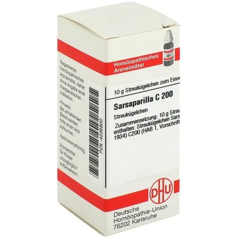 DHU Sarsaparilla C200 Globuli – Bild 2