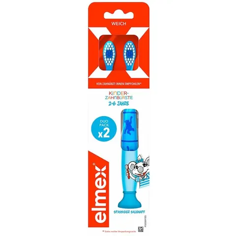 Elmex Kinder Zahnbürste Duo Pack – Bild 2