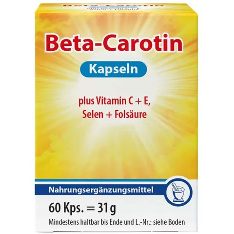 Beta Carotin Kapseln + Vitamin C + E – Bild 2