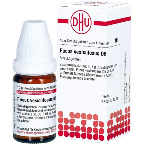 DHU Fucus Vesiculosus D6 Globuli – Bild 2