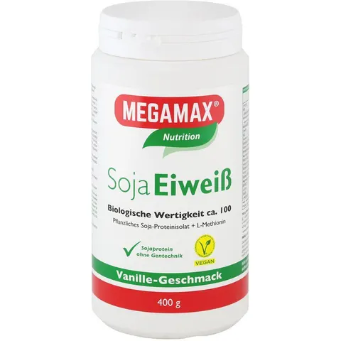 Megamax Soja Eiweiss Vanille Pulver – Bild 4