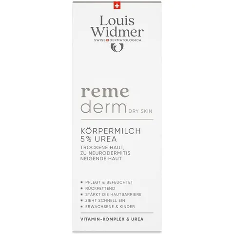 Louis Widmer remederm Körpermilch 5% Urea – Bild 3