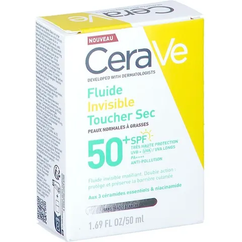 CeraVe Invisible Dry Touch Fluid Sunscreen SPF50+ 50 ml – Bild 3