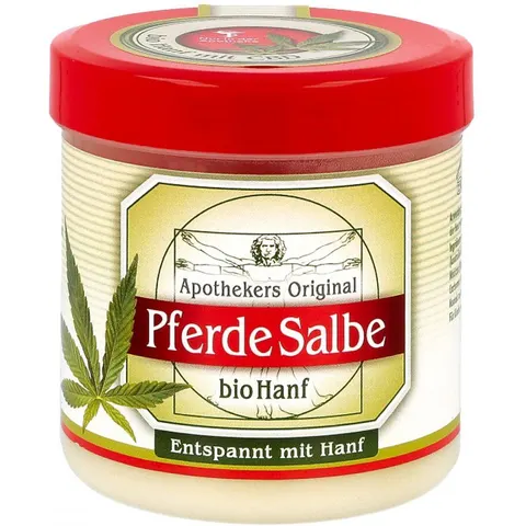 Pferdesalbe Apothekers Original Bio Hanf Dose – Bild 2