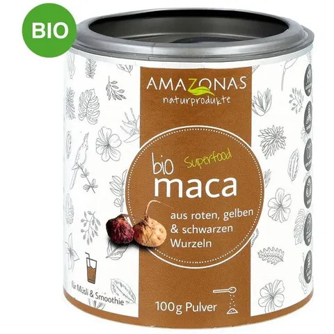 AMAZONAS Maca 100% Pur Bio Pulver – Bild 3