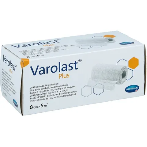 Varolast Plus Zinkleimbinde 8 cmx5 m – Bild 2