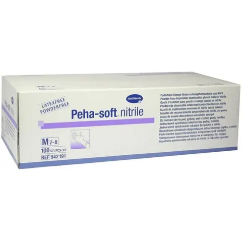 Peha Weiche Nitrilhandschuhe 100 Einheiten M – Bild 2