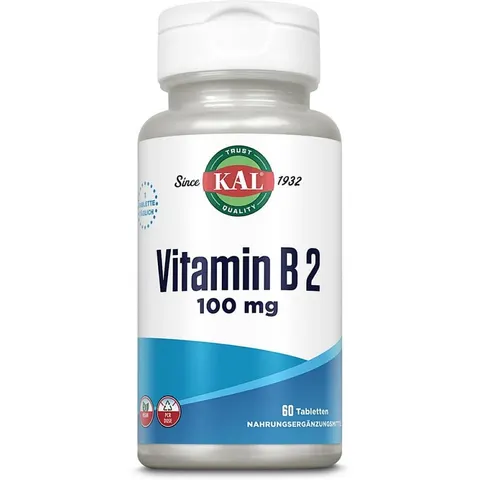 KAL Vitamin B2 Riboflavin 100 mg Tabletten – Bild 2