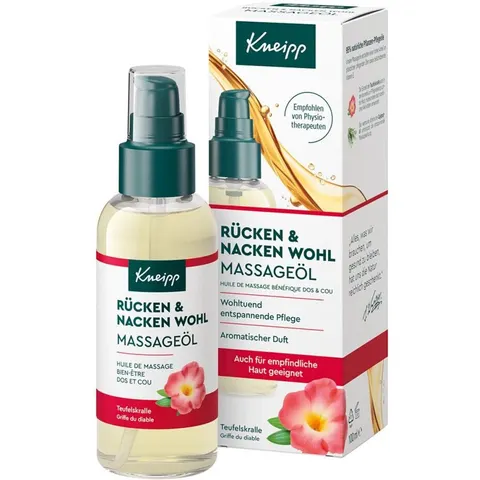 Kneipp Massageöl Rücken & Nacken Wohl – Bild 3