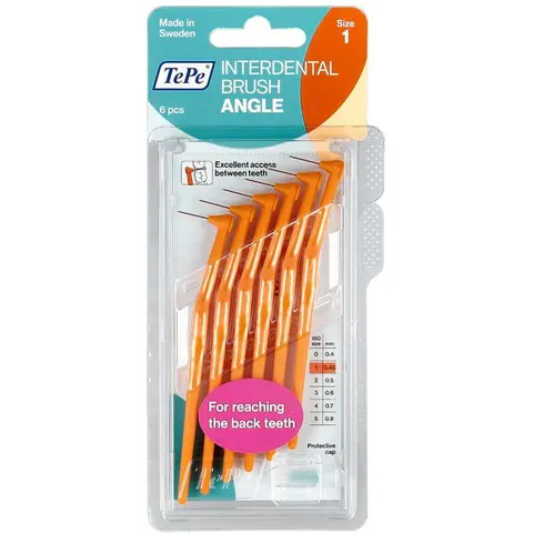 Tepe Angle Interdentalbürste 0,45mm orange – Bild 2
