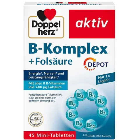 Doppelherz B-komplex + Folsäure Tabletten – Bild 3