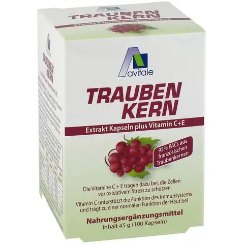 Avitale Traubenkernextrakt Kapseln – Bild 2