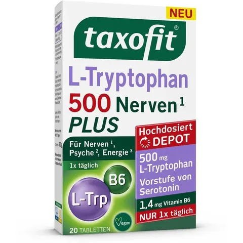 Taxofit L-tryptophan 500 Tabletten – Bild 3