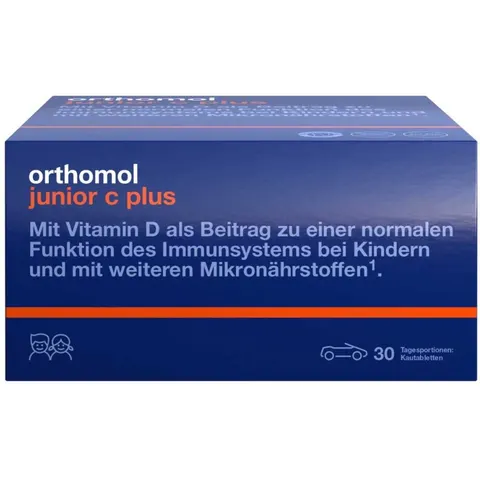 Orthomol junior C plus Kautabletten Mandarine-Orange – Bild 2